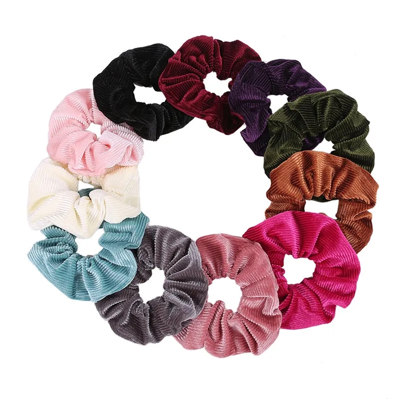 Velvet Wide-Brimmed Scrunchie Hairband	