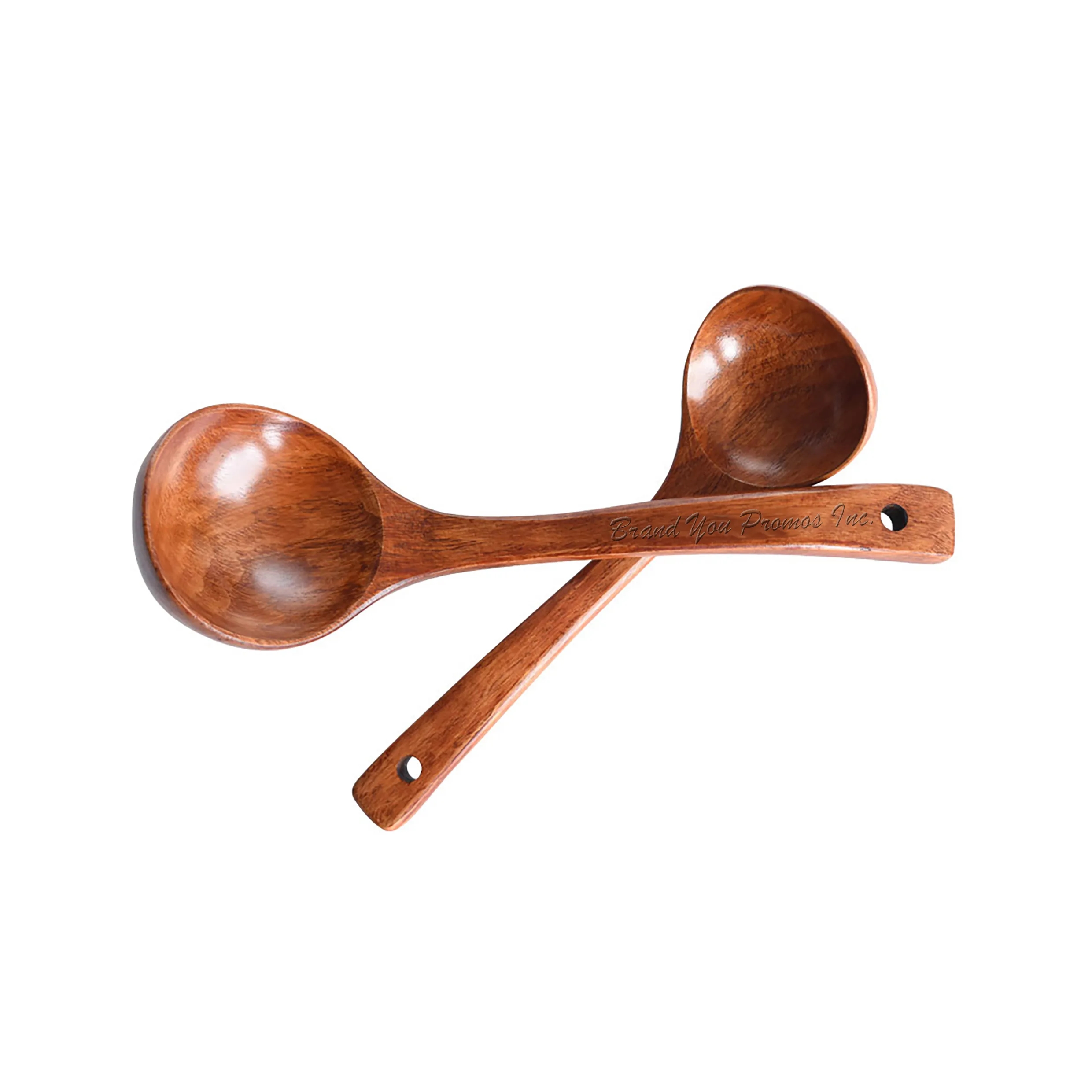 11-inch Large Wooden Ladle for Soup and Stew Serving	