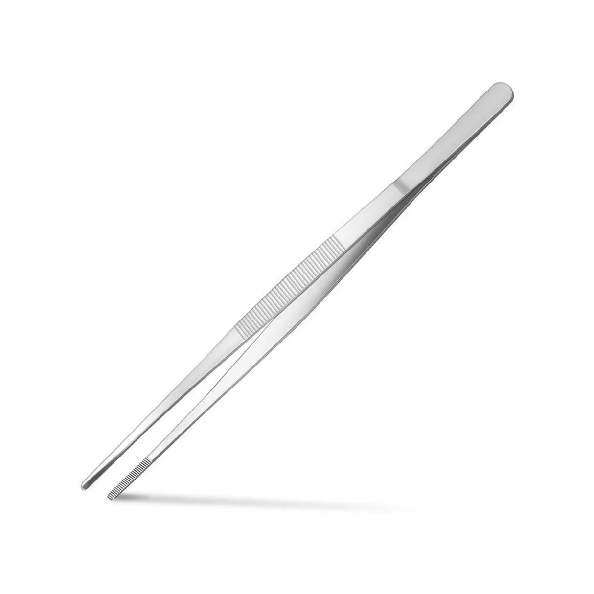 12-Inch Stainless Steel Precision Serrated Kitchen Tweezers	