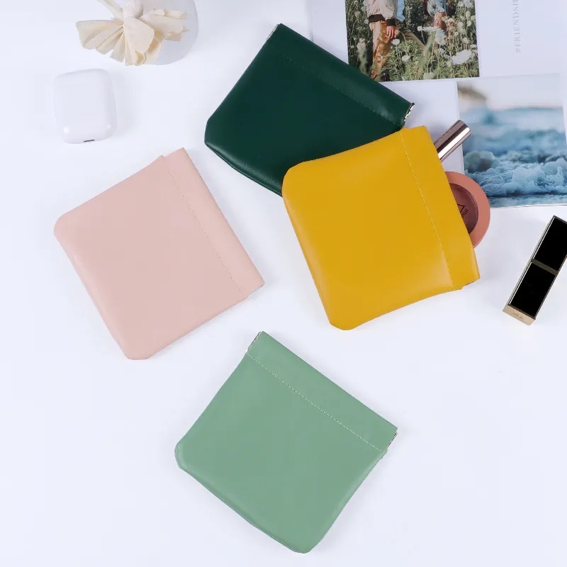 Spring Clip Mini Waterproof Cosmetic & Accessory Pouch	