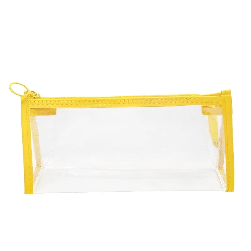 Versatile Clear TPU Pencil Cosmetic Case Pouch Organizer Bag	