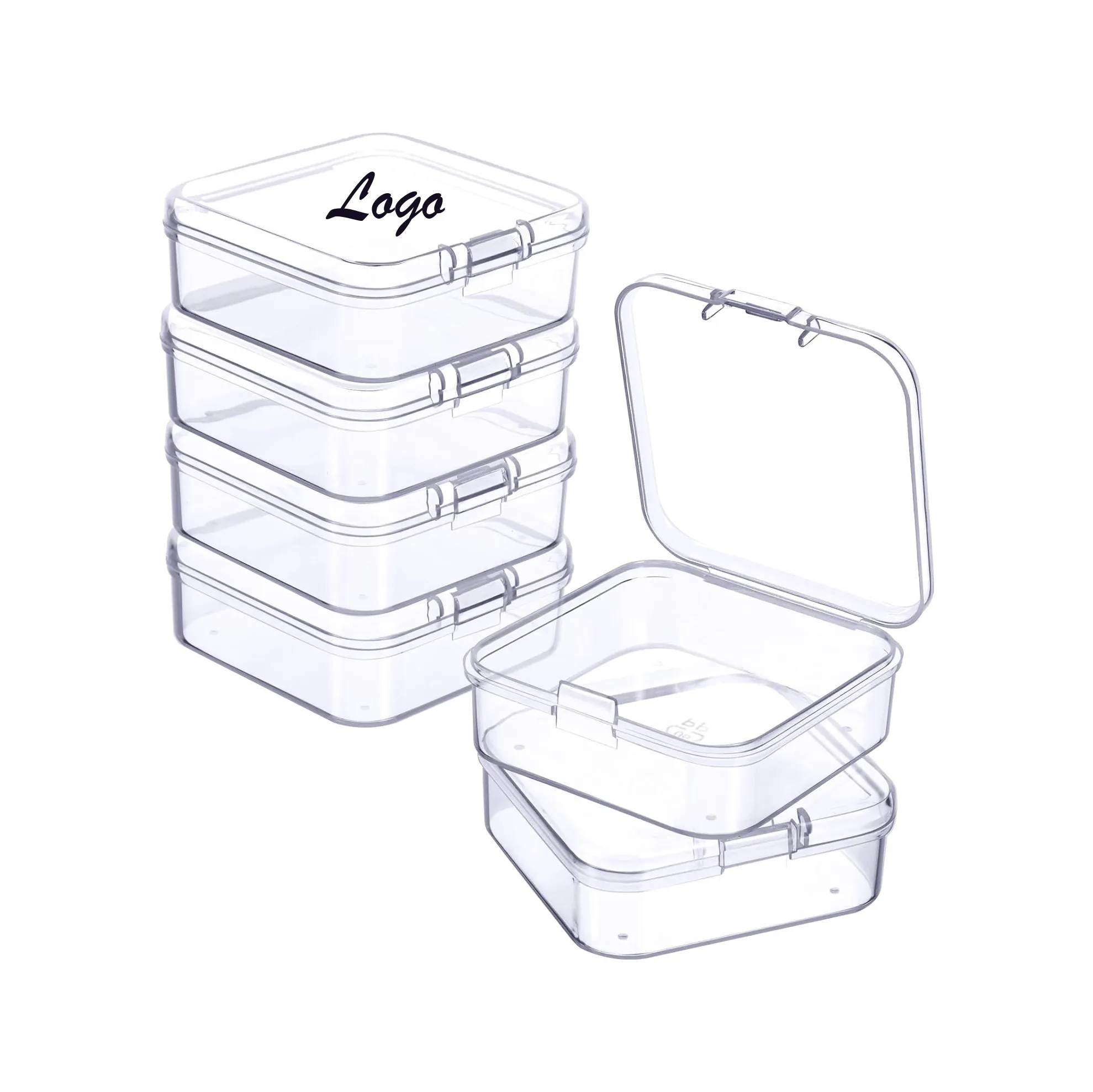 Mini Clear Plastic Storage Containers Boxes	