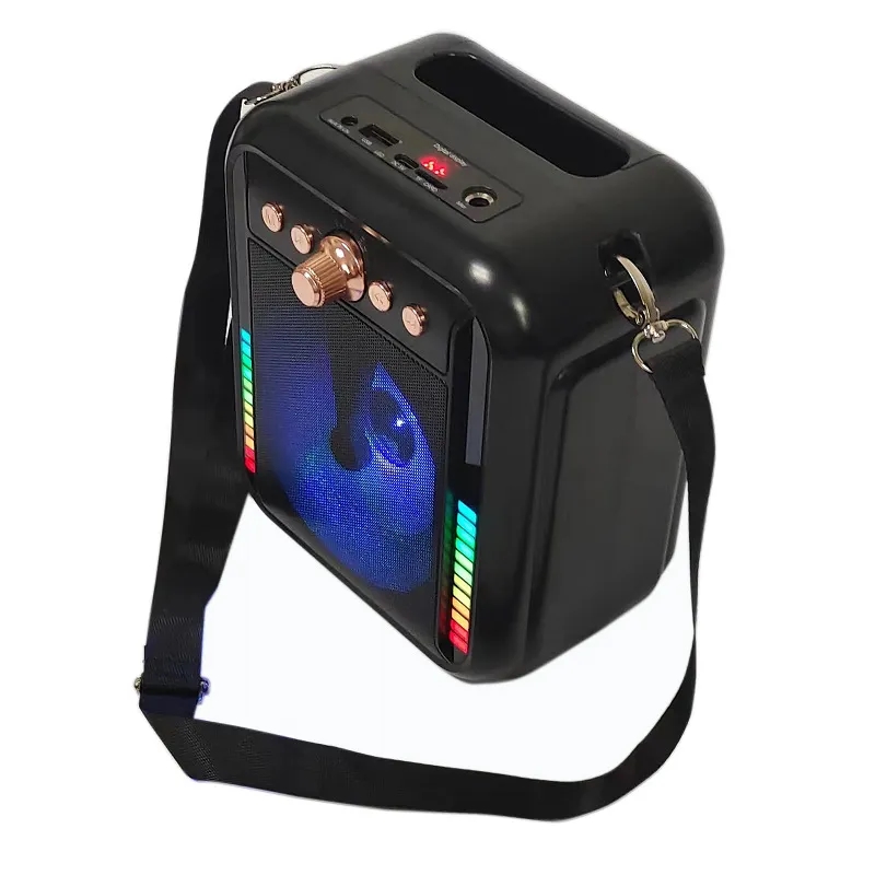 Portable Wireless Outdoor Speaker with Karaoke and Bass	