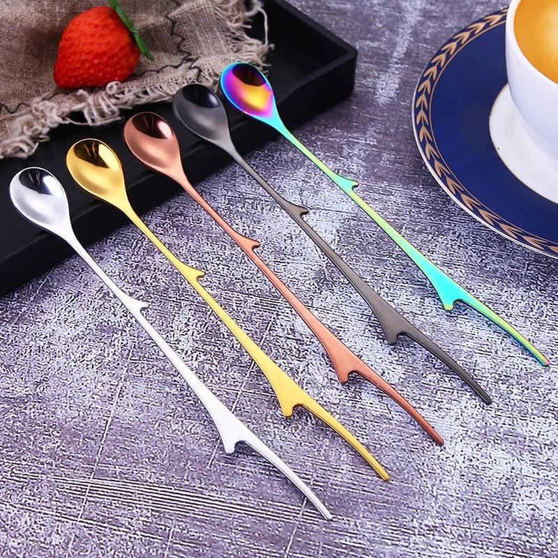 Artistic Stainless Steel Tree Branch Design Spoon	