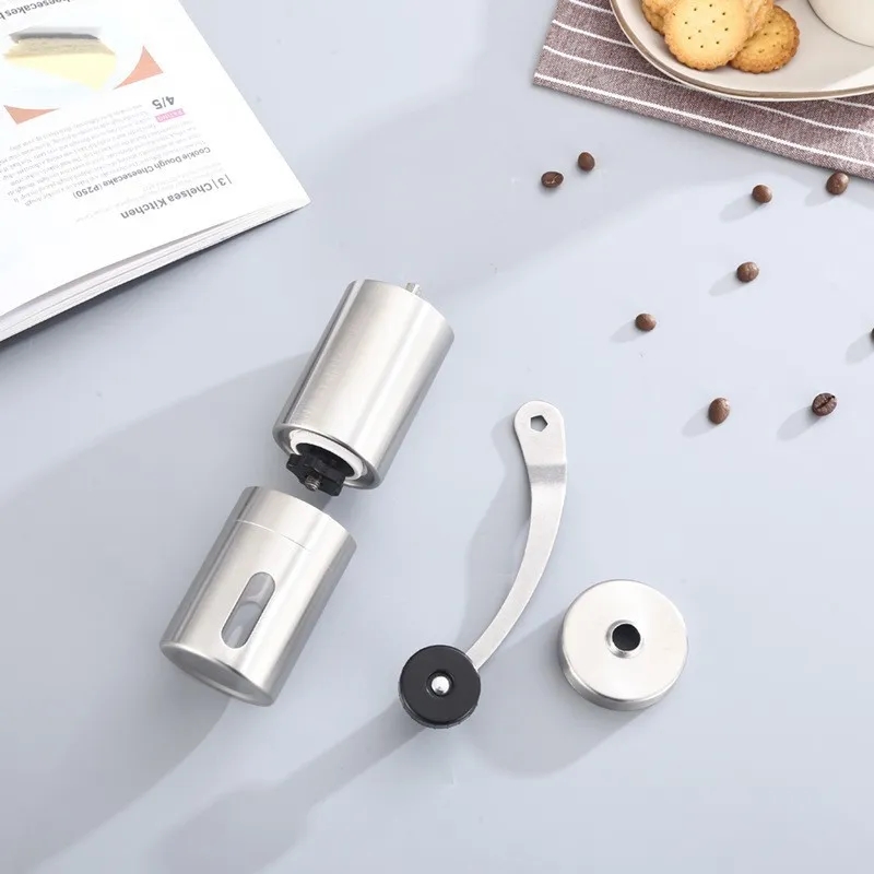 Stainless Steel Precision Ceramic Burr Manual Coffee Grinder	