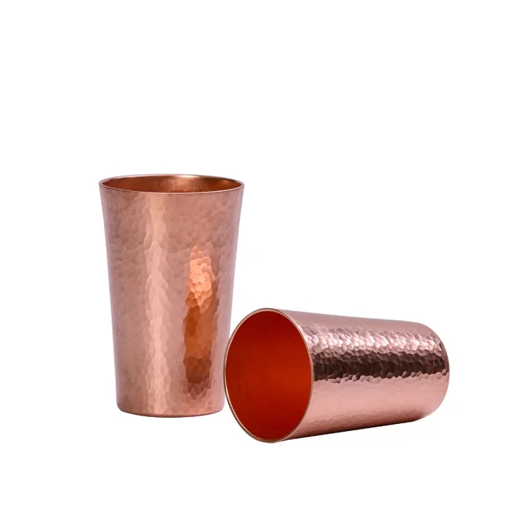 12oz Pure Copper Beverage Cup - Elegant & Versatile	