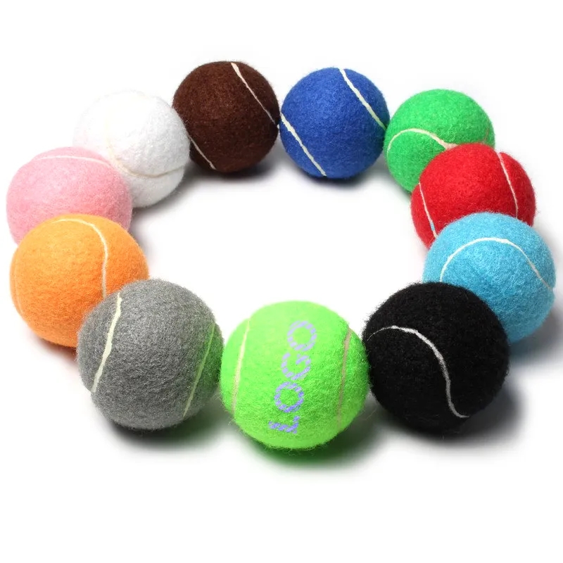 Natural Rubber High-Bounce Pet Tennis Ball, Tough Chew	