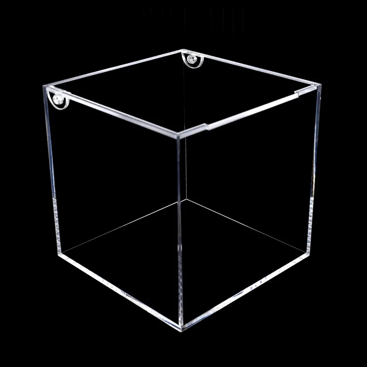 8x8x8 in High-Clarity Acrylic Display Case for Collectibles	