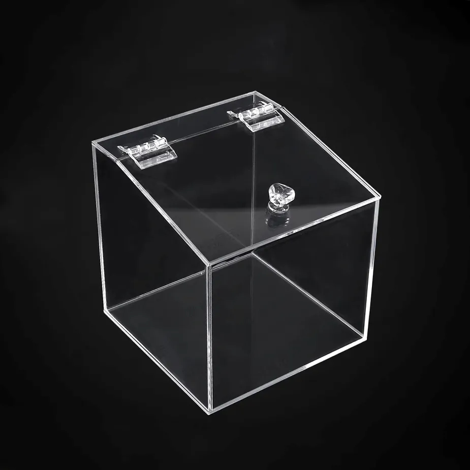 Crystal-Clear Acrylic Display Box 8x8x8