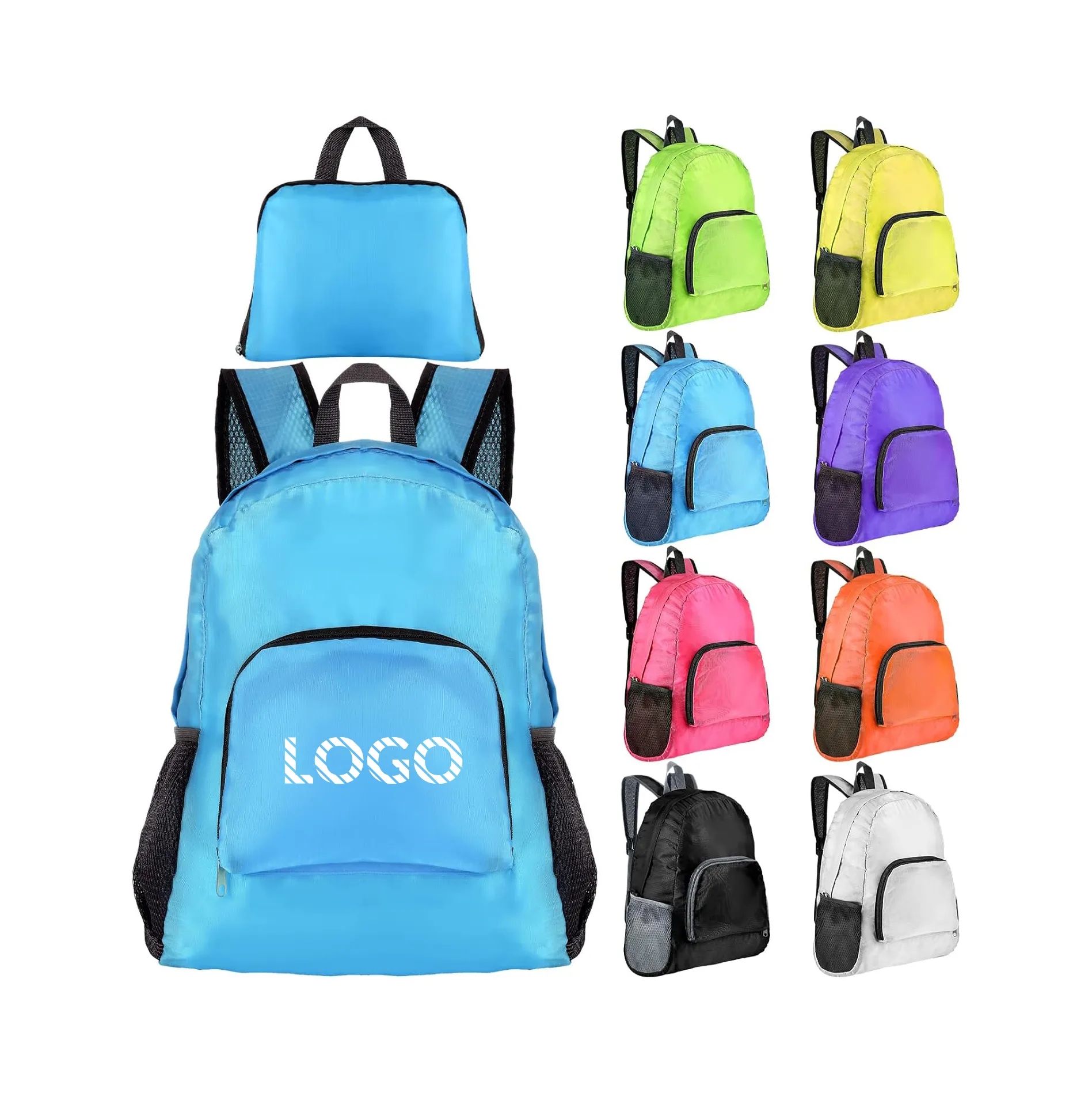 Lightweight Multipurpose Bookbags Foldable Classic Backpacks	