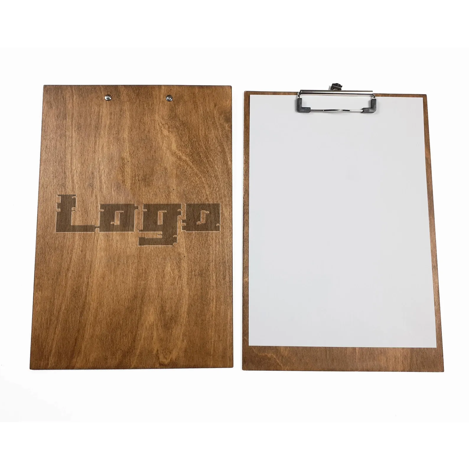 Personalized Wooden Clipboard Menu Holders - A5 Size	