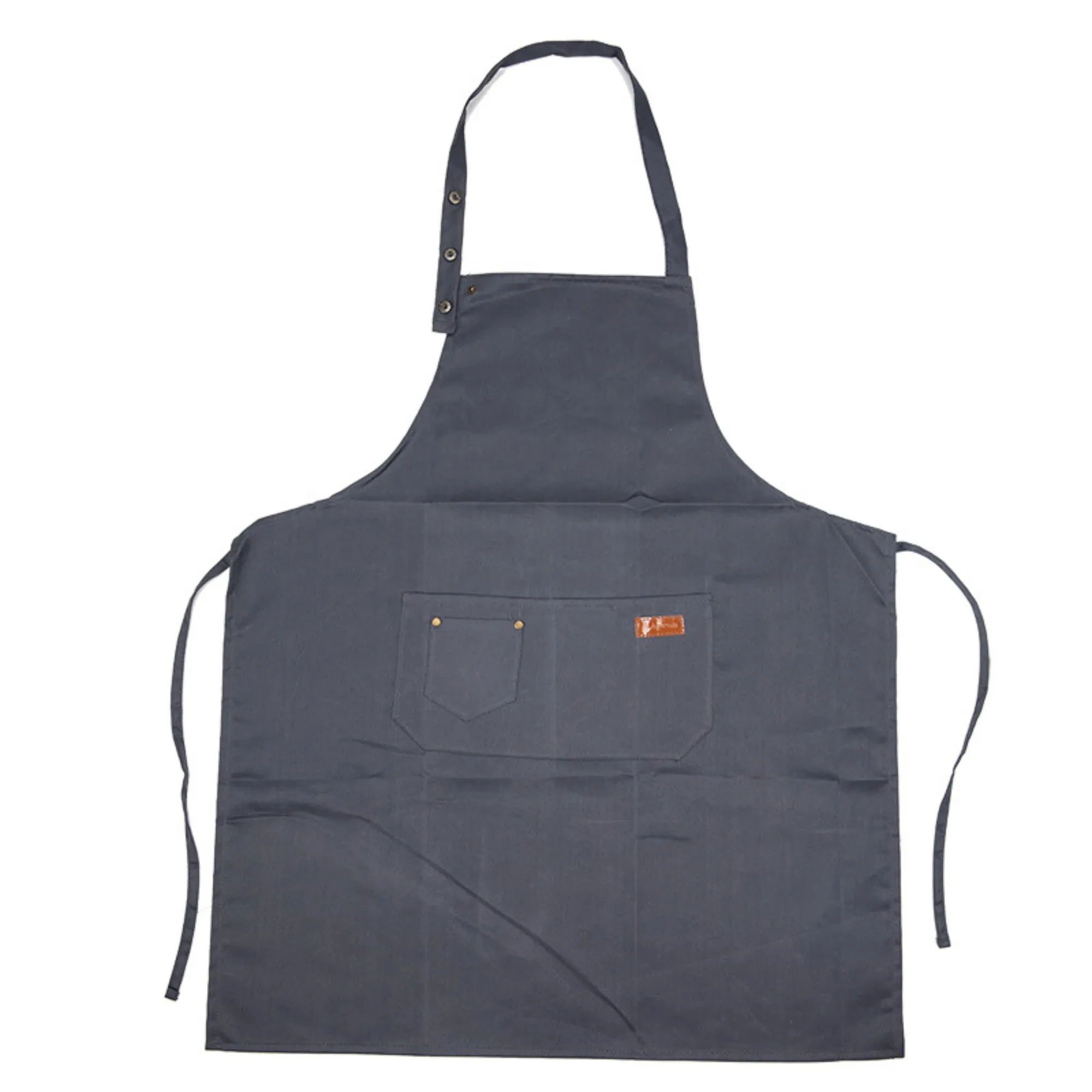 Waterproof Canvas Adjustable Unisex Apron — Polyester — Black, image 3