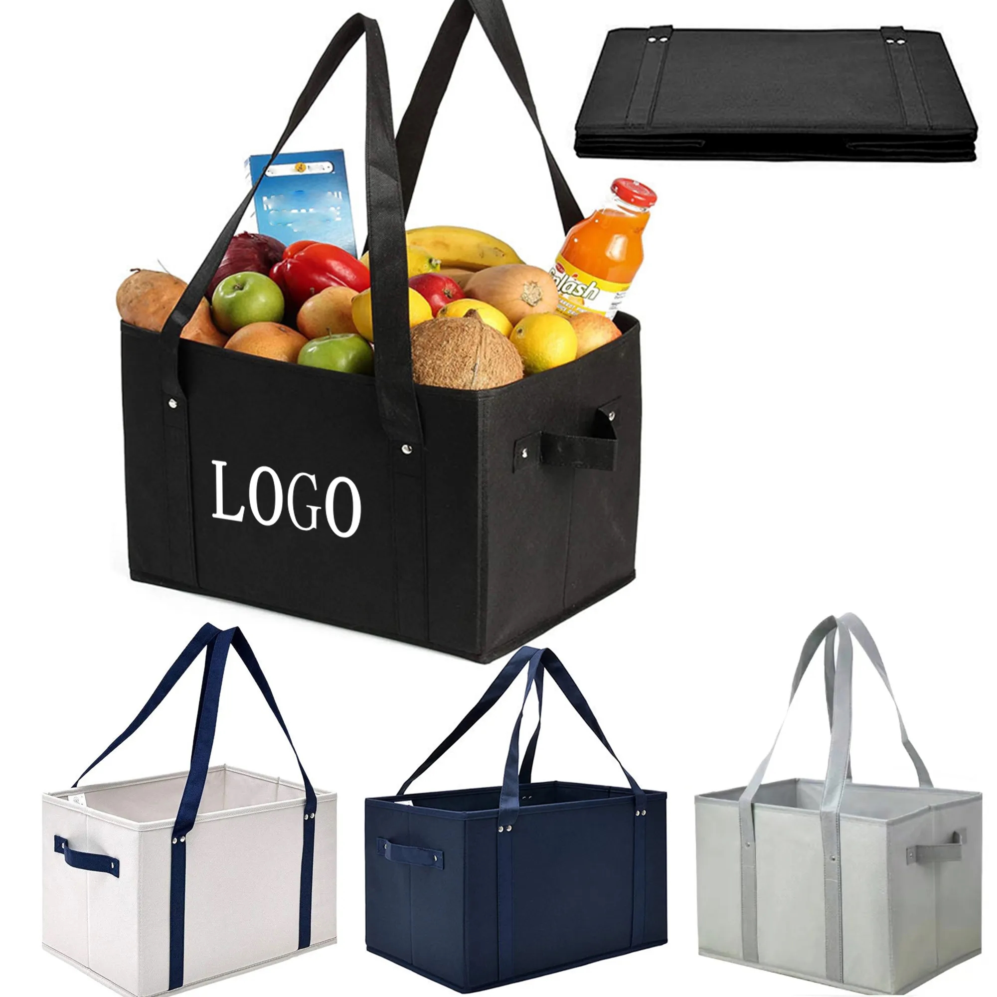 Collapsible Reusable Shopping Box