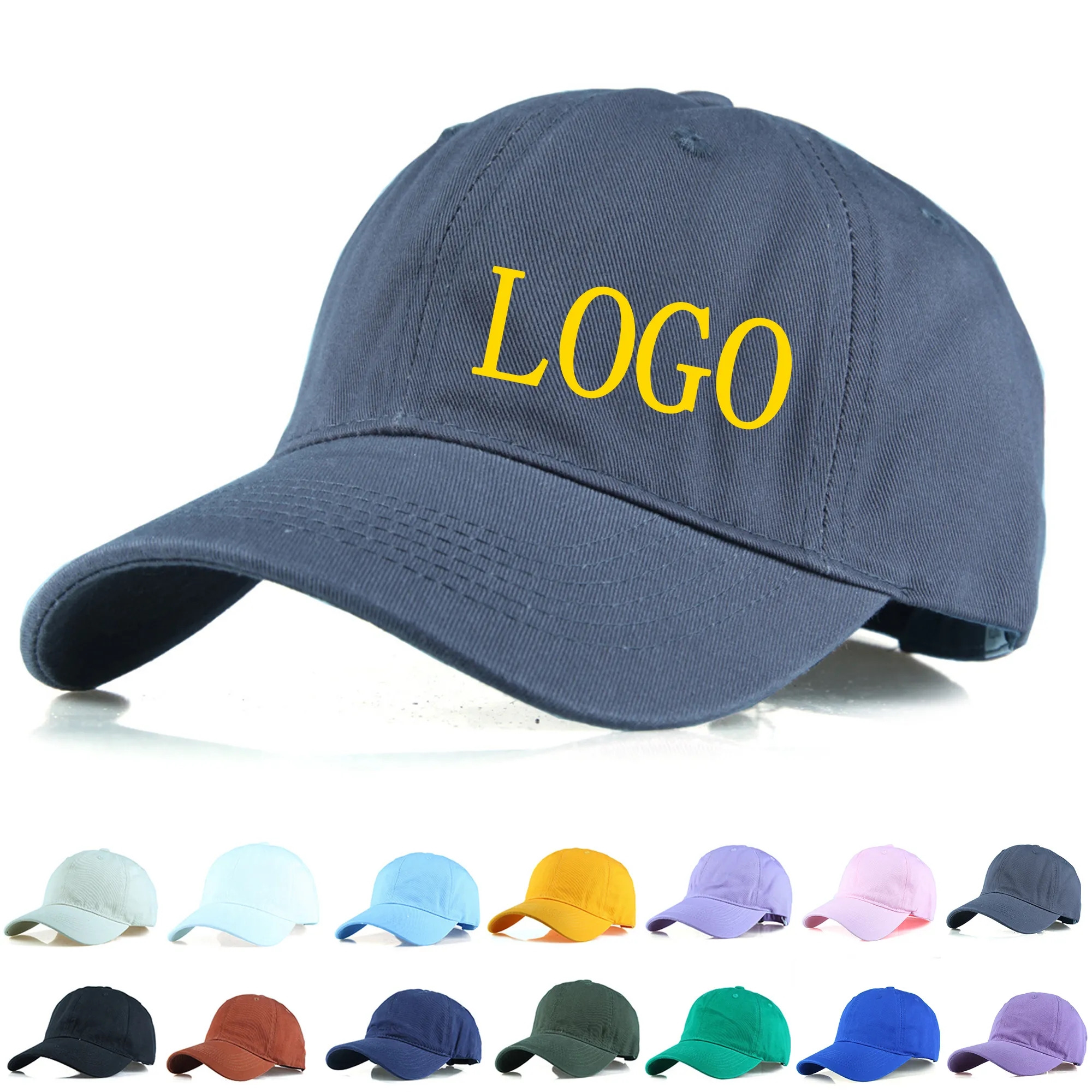 Washed Cotton Soft-Top Baseball Cap
