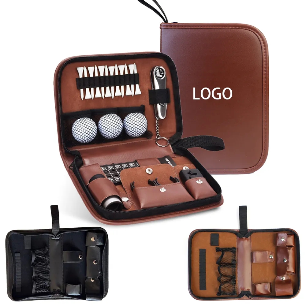 PU Leather Golf Accessory Bag