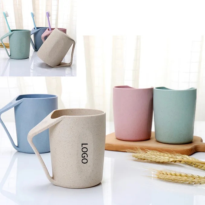 Wheat Straw Toothbrush Stand Holder Cup