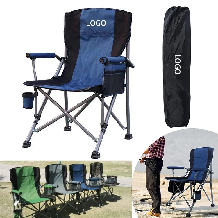 Folding Outdoor Camping Chair with Carry Bag & Cup Holder