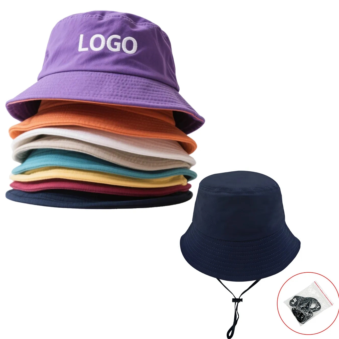 Unisex Summer Cotton Twill Bucket Hat