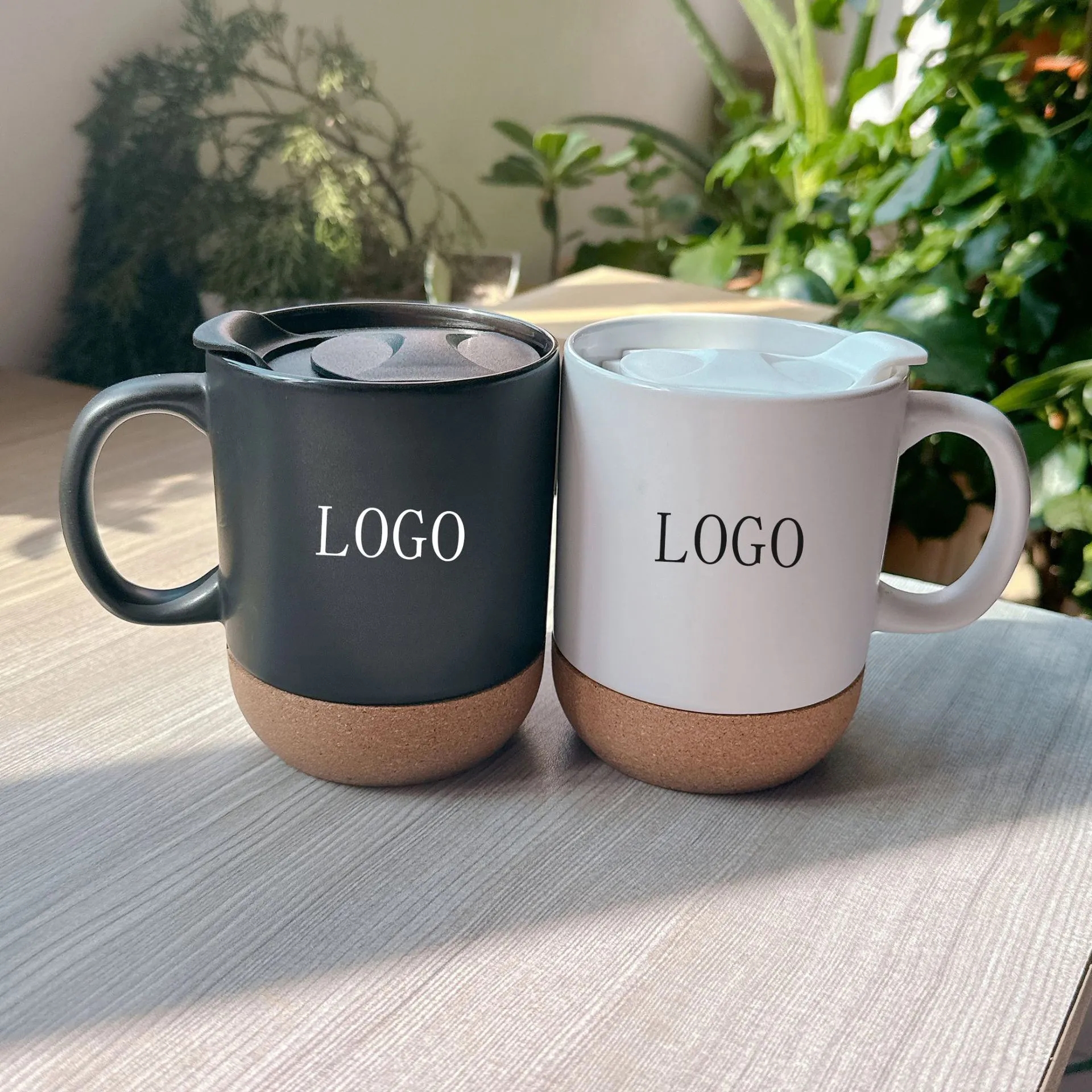 12oz Ceramic Coffee Mug with Cork Base