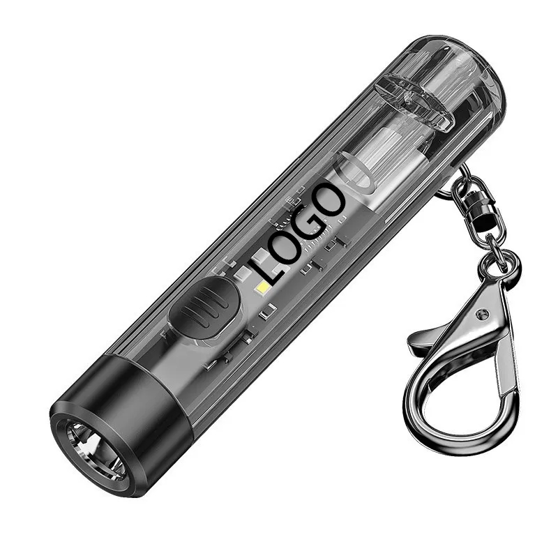 Mini Rechargeable USB Keychain Light