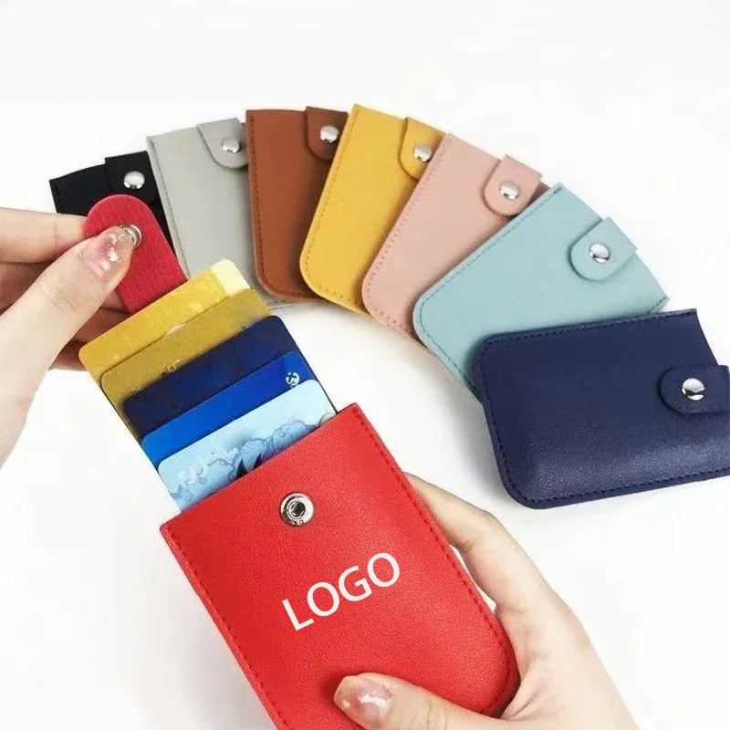 Stackable Pull-Out Leather Card Holder