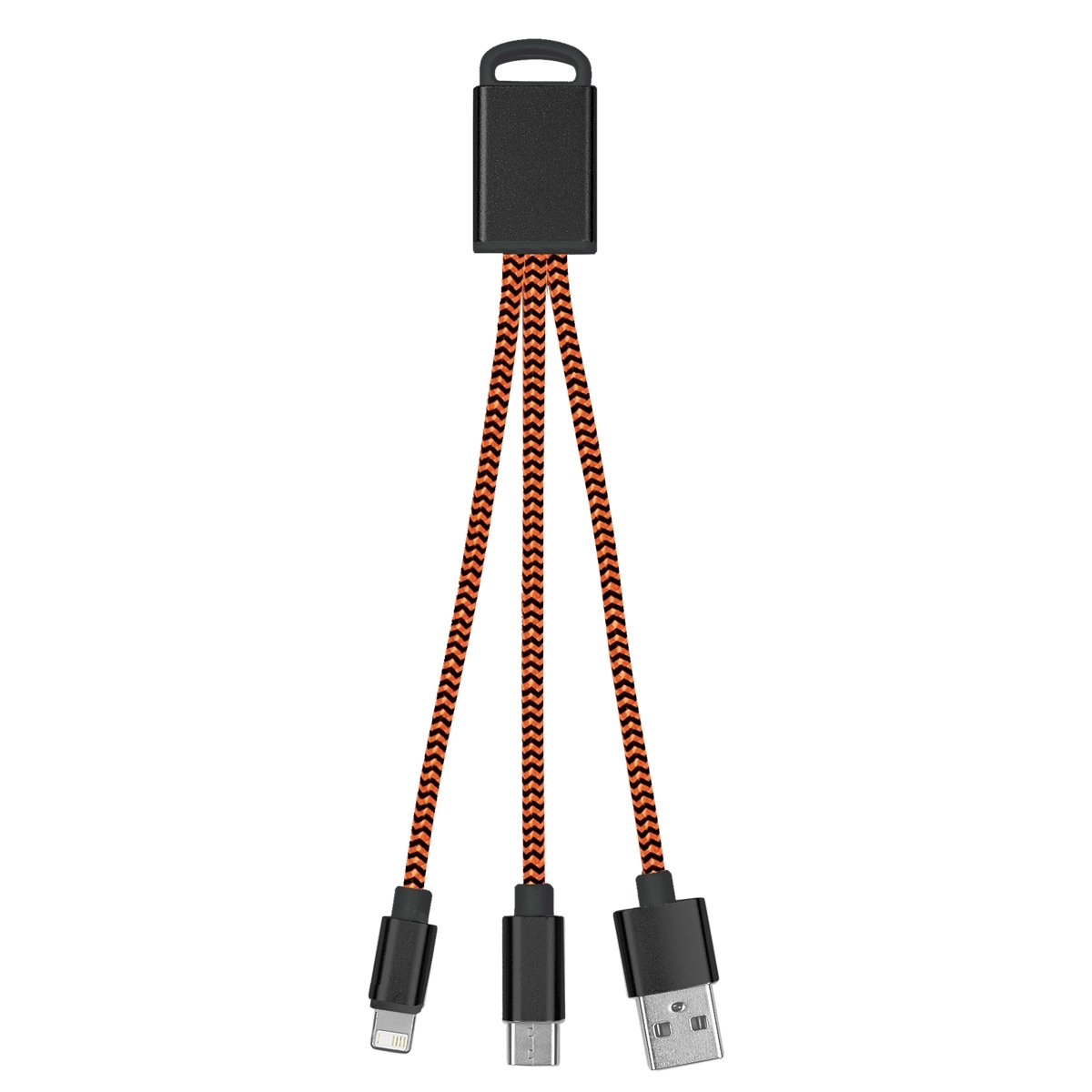 3-In-1 Braided Charging Buddy - 3-In-1 Braided Charging Buddy - Image 4 of 4