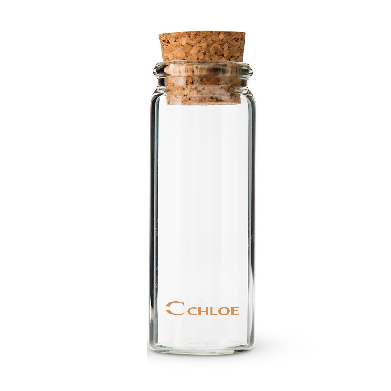0.5oz Mini Cork Stopper Glass Bottle 1