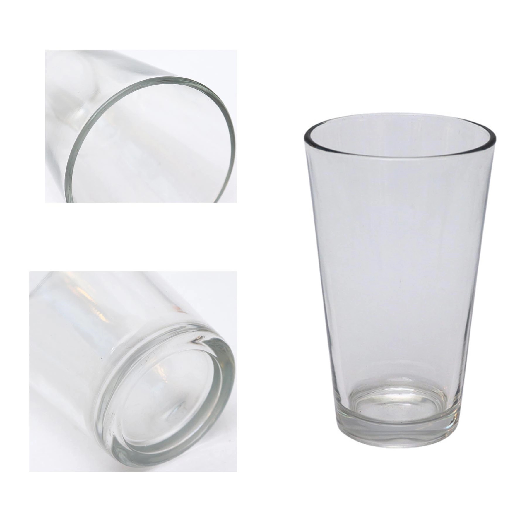 16oz Clear Glass Drinking Cup 2