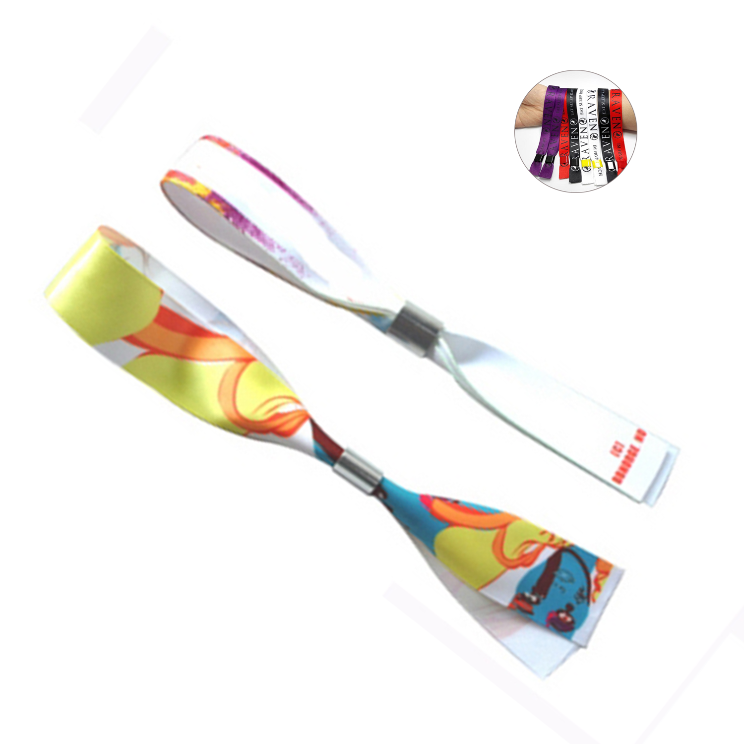 Woven Wristband With Closure 1