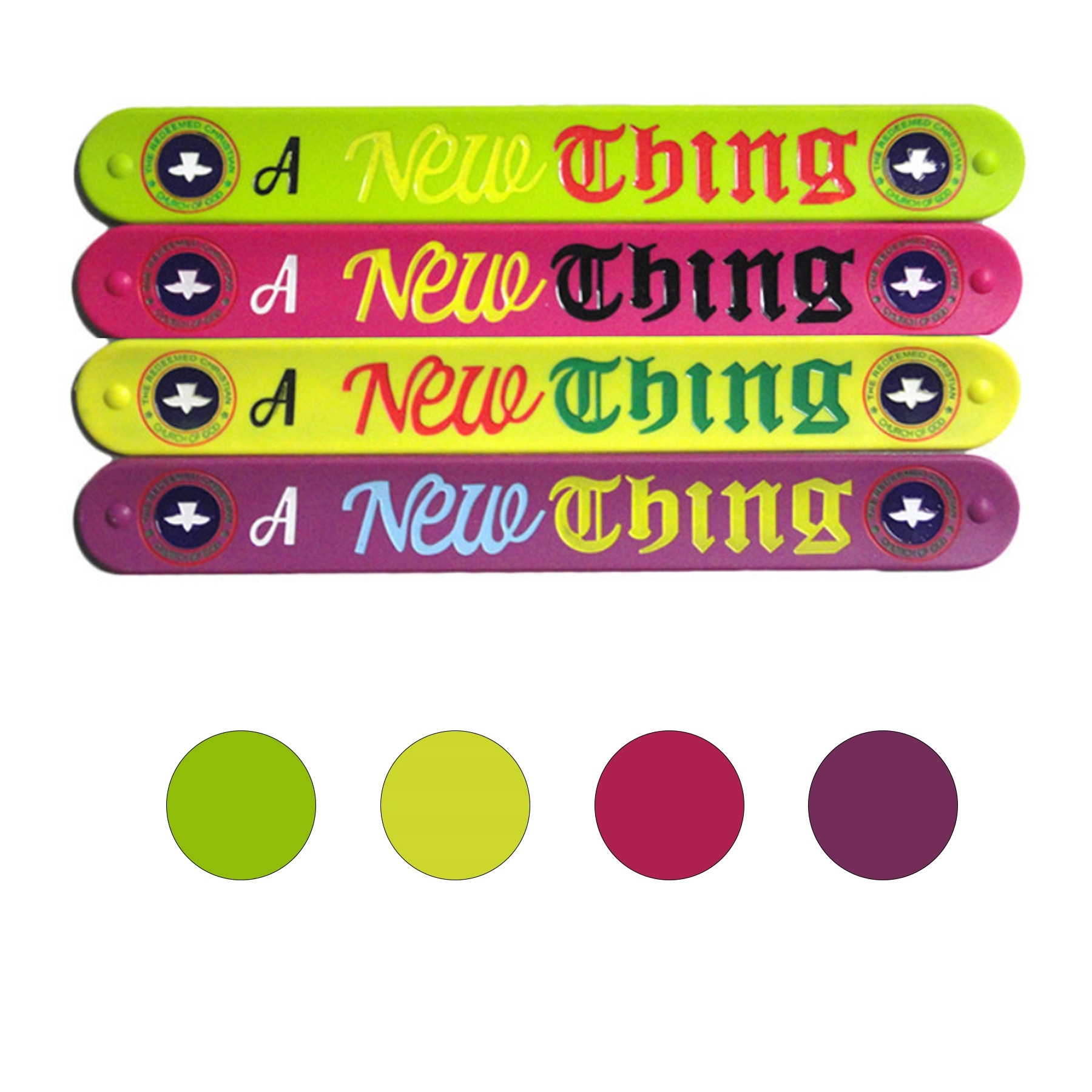 Custom Kids Silicone Slap Bracelets 16