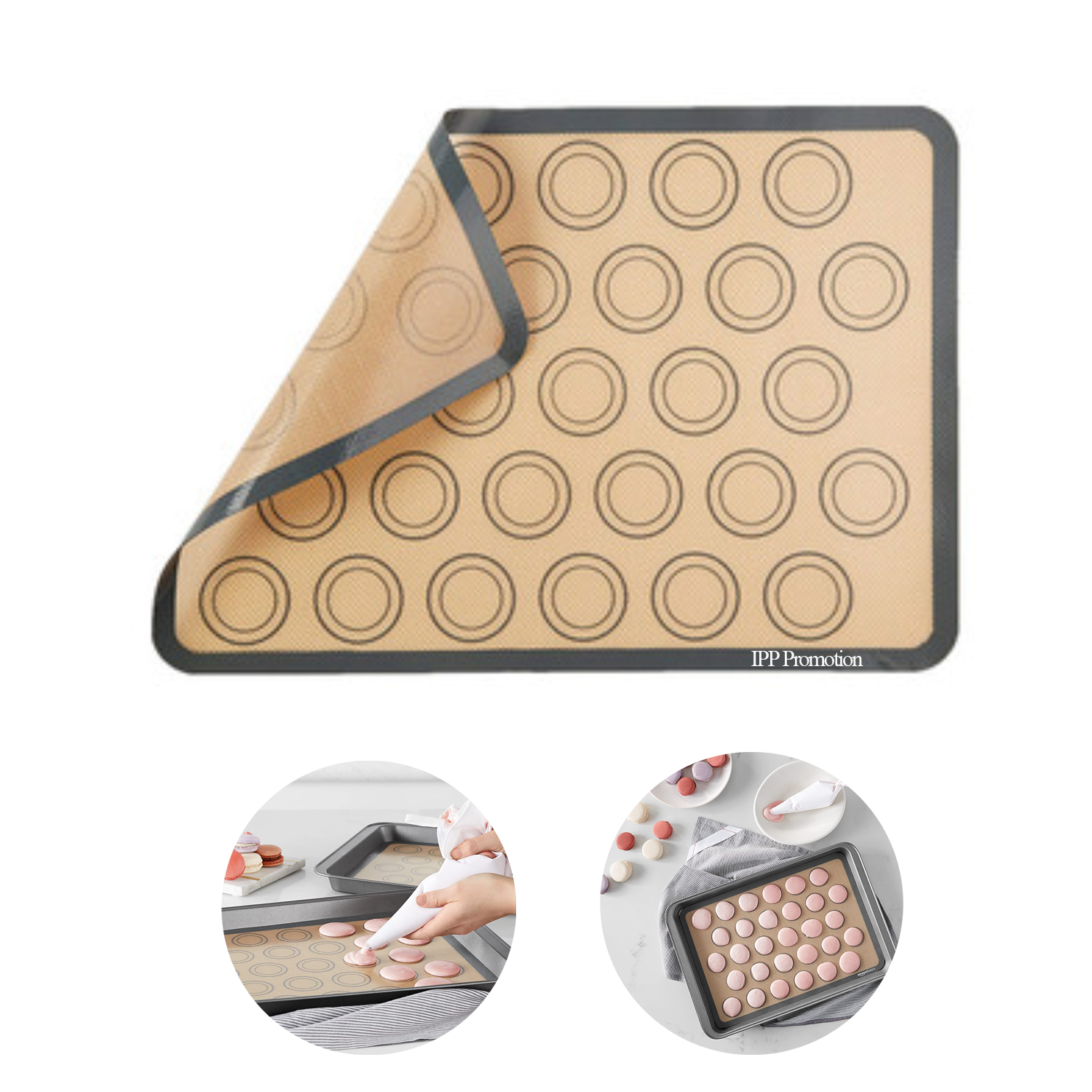 Non-Stick Silicone Macaron Baking Mat 1